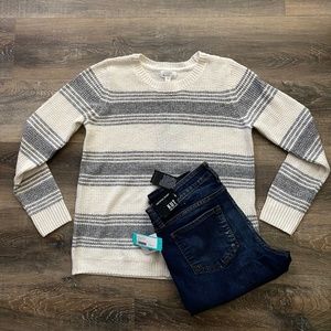 NWT Market & Spruce Waffle Texture Pullover